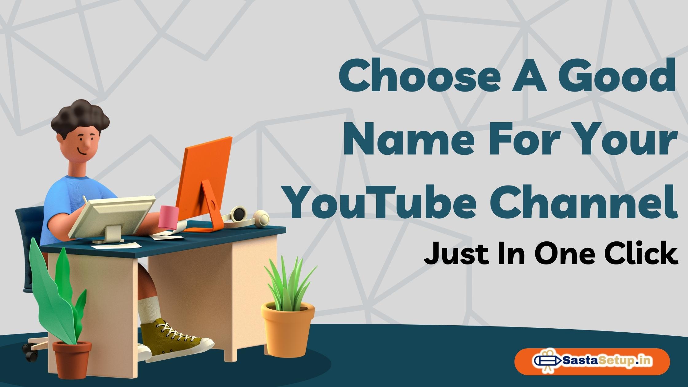 how to select YouTube Channel Name