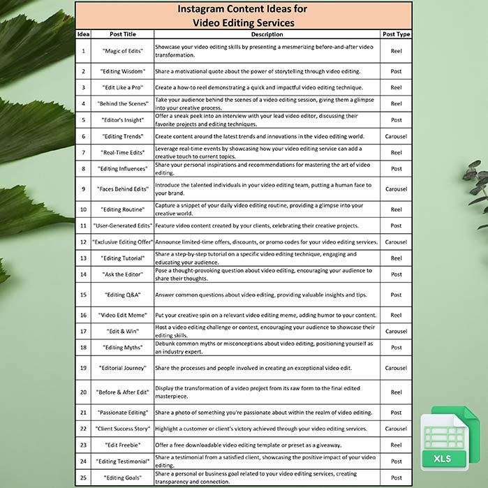 🚀 25 Captivating Instagram Posts & Reels Ideas Await! 5 Instagram Service Sample 3