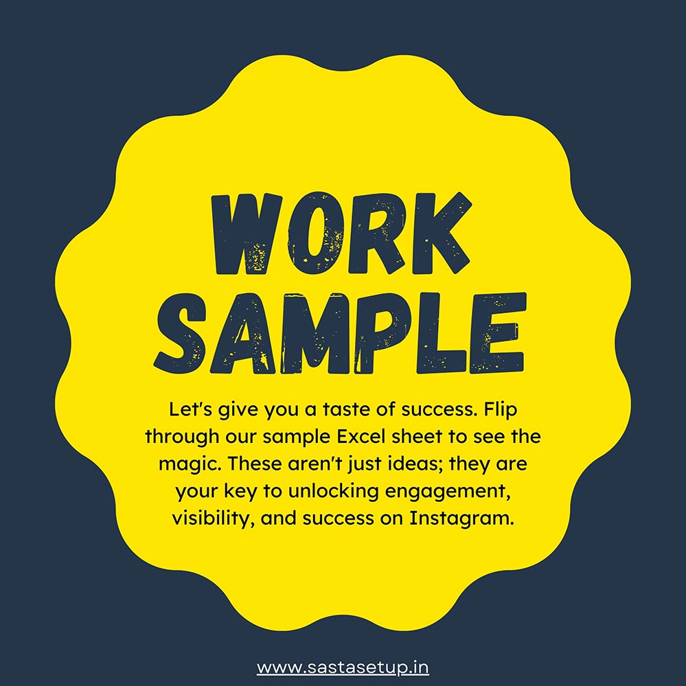 🚀 25 Captivating Instagram Posts & Reels Ideas Await! 3 Work Sample For Instagram Service