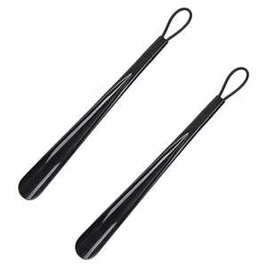 Skudgear 20-Inch Long Shoe Horn in Elegant Black Design - The Ultimate Shoe-Wearing Convenience