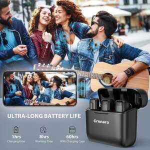 Grenaro J13 Dual Wireless Microphone in Action - Unparalleled Audio Quality for Content Creators