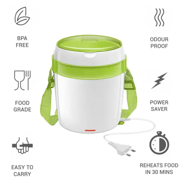Electric Lunch Box - Electric Tiffin Box - Modern Mealtime Convenience