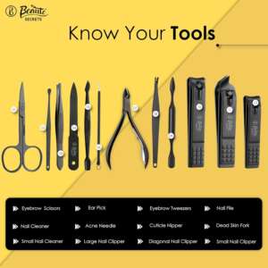 Nail Accessories Tool Kit - A Comprehensive Set Of Grooming Tools For Achieving Salon-Quality Nails At Home.