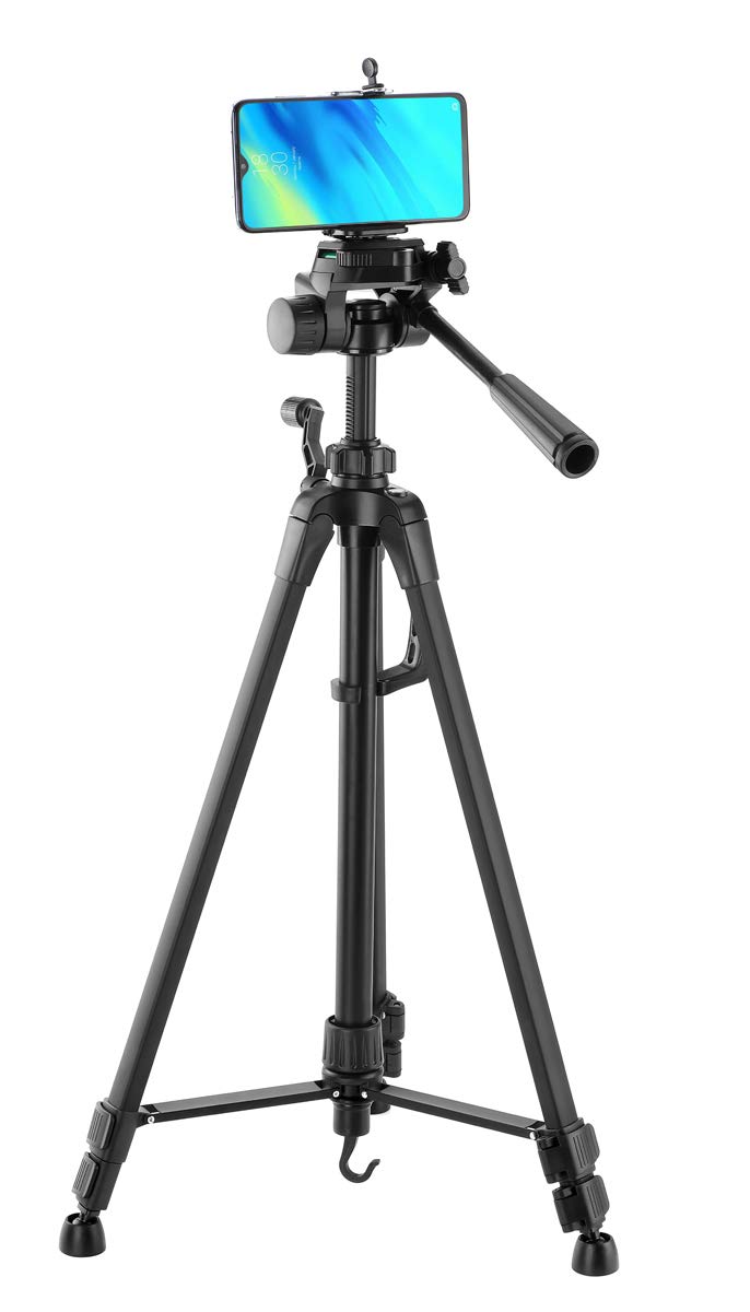 Simpex Camera Tripod LW 630 - Professional Aluminum Tripod with Mobile Clip and Carry Bag for Ultimate Photography Convenience