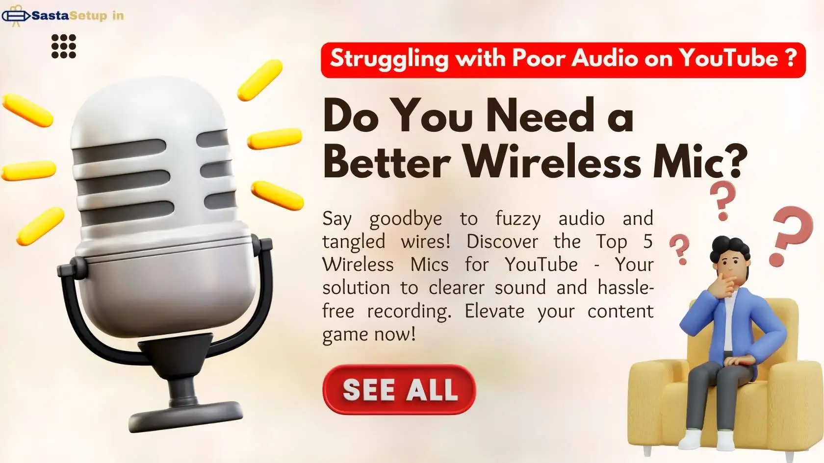 Top 5 Best Wireless Microphones for Crystal-Clear YouTube Audio