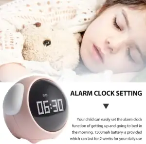Digital Alarm Clock NYRWANA - Transforming Your Mornings 5 NYRWANA Digital Alarm Clock – A Stylish Wake-Up Companion