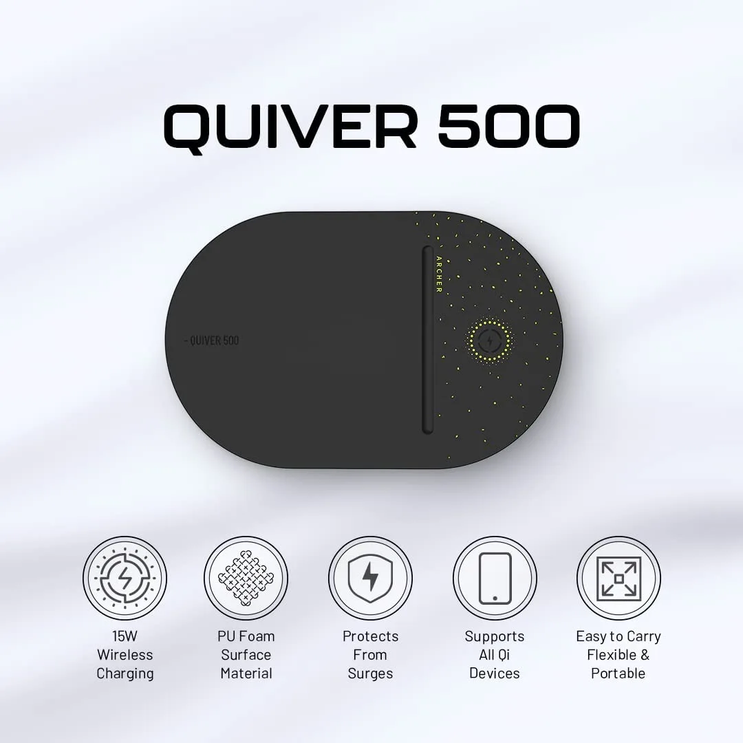Qi Wireless Charging Gaming Mousepad - Sleek and Convenient