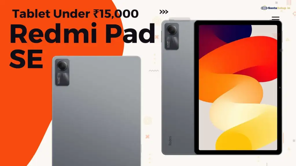 Redmi Pad Se Tablet With 11-Inch Fhd+ Display, Featuring Qualcomm Snapdragon 680 Processor, 90Hz Refresh Rate, 4Gb Ram, 128Gb Storage, And Dolby Atmos Quad Speakers.