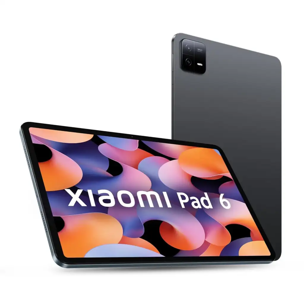A Xiaomi Pad 6 Tablet Displaying Its Sleek Design And Vibrant 11-Inch 2.8K+ Display, Placed On A Desk Beside A Stylus.