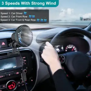 Mini Usb Fan For Car 2