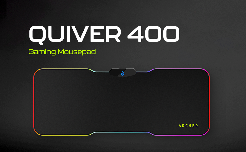 Rgb Gaming Mouse Pad With Customizable Lighting And High-Performance Surface.