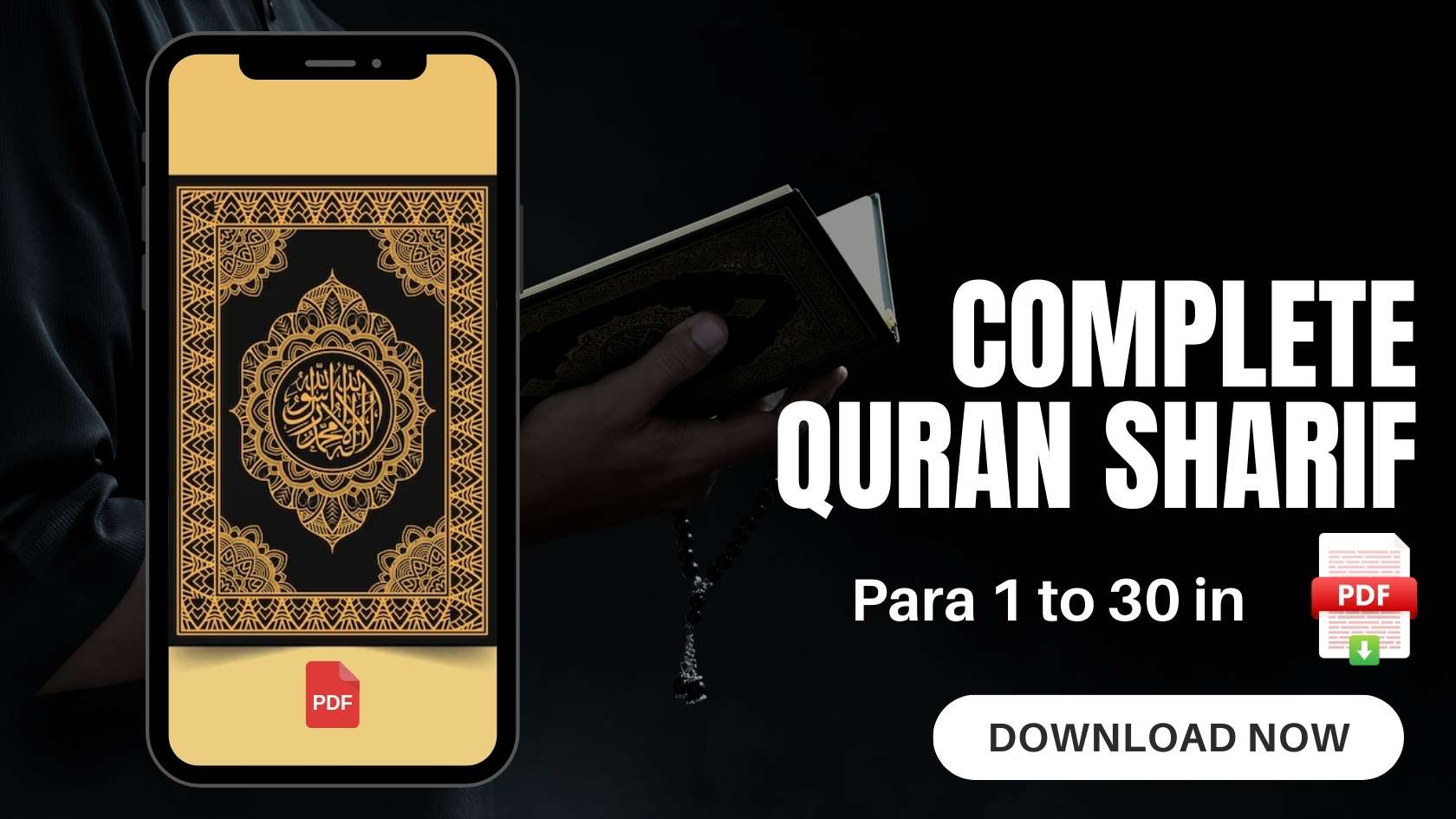 Complete Quran Sharif: Para 1 to 30 in PDF - Download Now for Free!